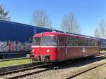 VT 798 der Hanseatischen Eisenbahn in Plau am See.