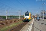 ET 445.109 (445 109-2) ODEG - Ostdeutsche Eisenbahn GmbH als RE4 (RE 37324) von Jterbog nach Rathenow, bei der Einfahrt in Wustermark.