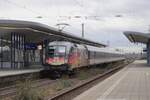 TX Log U2-060 speilt ein Gastspiel mit ein Abellio-Ersatzzug in Bochum Hbf am 14 Februiari 2022.