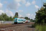 223 070 mit dem ALX84111 Hof - M�nchen in Wiesau/Oberpfalz.