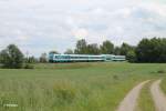 223 067 mit dem ALX84106 M�nchen - Hof bei Unterth�lau.