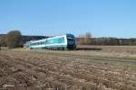 223 064 mit AX84135 Hof - M�nchen bei Oberteich.