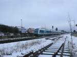 223 066 verl�sst Wiesau/Oberpfalz mit ALX37983 nach M�nchen.
