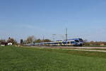 430 024 und 430 007 waren am 17. April 2026 bei �bersee am Chiemsee auf dem Weg nach Salzburg.