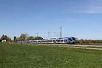 430 012 und 430 002 aus M�nchen kommend am 23. April 026 bei �bersee am Chiemsee.