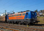 Die 139 287-7 (91 80 6139 287-7 D-BYB) der BayernBahn GmbH fährt am 24.03.2021 mit dem sogenannten  Henkelzug  (Langenfeld/Rhld.
