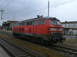 Die 218 380,am 13.April 2013,in Zssow.