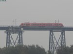 Lint auf der Hochbrcke in Rendsburg.