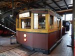 Alter S-Bahn Berlin Wagen im Deutschen Technikmuseum Berlin.