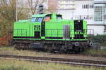 HVLE/BUG 203 105-2 beim Rangieren am 31.10.2020 im Rostocker Hbf.