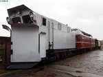 Schneepflug 80-50-979 3202-6 in Chemnitz im Eisenbahnmuseum