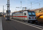 Die 147 561-5 (91 80 6147 561-5 D-DB – IC 4881) der DB Fernverkehr AG hat am 07.03.2022, mit dem IC 2227 (Münster - Siegen - Friedberg/Hessen) im Hauptbahnhof Siegen Kopfgemacht.