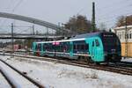 Erixx 526/826 009 verlasst am 19 Februar 2026 L�beck Hbf als RB nach Kiel.