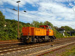 Die Lok 45 der Kreisbahn Siegen-Wittgenstein (98 80 0276 016-9 D-KSW) eine MaK G 1204 BB am 24.07.2020 als Lz in Kreuztal.