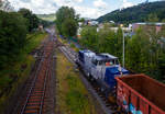 Die zurzeit an die KSW (Kreisbahn Siegen-Wittgenstein) vermietete RBH 806 / 275 806-4 (98 80 0275 806-4 D-RBH), eine MaK G 1206 der RBH - RAG Bahn und Hafen GmbH (Gladbeck), hat am 09 Juni 2026 einige