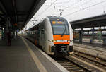 Der Siemens Desiro HC 462 040 (94 80 0462 040-7 D-SDEHC / 94 80 0462 140-5 D-SDEHC / 94 80 0462 240-3 D-SDEHC / 94 80 0462 340-1 D-SDEHC) des RRX Rhein-Ruhr-Express.