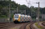 ET 445.113 (445 113-4) ODEG - Ostdeutsche Eisenbahn GmbH als RE4 (RE 37308) von Jterbog nach Rathenow, bei der Einfahrt in Rathenow.