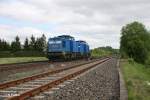 204 005-3 mit 204 010-6 bei Sch�nfeld.