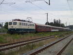 PRESS 110 511 hat den Nachtsonderzug,aus Zwickau,am 15.Juni 2024,in Bergen/Rügen,zum Abstellen umgesetzt.