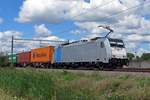 railpool/705352/kre-186-422-schleppt-ein-klv KRE 186 422 schleppt ein KLV durch |Valburg CUP am 12 Juli 2020.