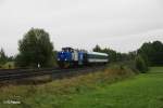 D05 mit Alexwagen �berf�hrung nach Neumarkt/Sachsen bei Sch�nfeld. 18.09.11