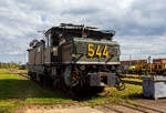 Die m�chtige Tagebaulokomotive El 1 – 544 der RWE Power AG (ex Rheinbraun) steht am 18 September 2026 in der Hauptwerkstatt Grefrath der RWE Power AG (Kompetenzzentrum f�r Schienenfahrzeuge in