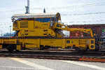   Der ROBEL Schienenmanipulator (Ladekran) vom Typ SILAD 40.61 zum Schienenladewagen (bzw.