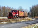   Güterverkehr am Westerwald, mit einem Hauch von Winter....