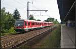 DB 628 409 als RB66 'Flirt-Express' nach Stettin am 16.06.2014 durch Panketal-R�ntgental