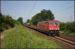 DB Schenker 155 159-7 und gemischtem G�terzug Richtung Lehrte (gesehen Lehrte-Ahlten b.