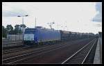 ITL 185-CL 001 leider im Gegenlicht mit Sch�ttgut nach Berlin (NVR-Nummer: 91 80 6185 501-4 D-VCD, ex Captrain, ex KEOLIS, ex Veolia Cargo, ex Connex Cargo, Eigentum Ascendos Rail Leasing s.�.r.l.,