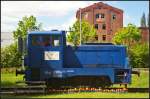 MHG 21 in Magdeburg Neustadt, 10.05.2015    Die V 22 wurde 1967 bei LKM gebaut und an das VEB Gie�ereianlagen Leipzig ausgeliefert.