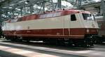 120 001-3 beim Jubiläum 100 Jahre elektrische Lokomotive in München Freimann am 25.05.1979.