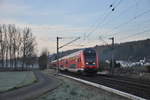 Am frühen Morgen des 16.03.2020 konnte RB22 (15240) bei der Ausfahrt aus dem Haltepunkt Lindenholzhausen fotografiert werden. Es ist der erste von der DB fahrende Zug in Richtung Limburg (Lahn).