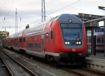 DBpbzfa 776.1 als RE 4361 von Rostock Hbf nach Lutherstadt Wittenberg kurz vor der Ausfahrt im Rostocker Hbf geschoben hatte 112 111