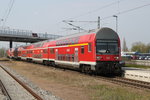 DABbuza 760 als RE 18490 von Berlin Hbf(tief)nach Warnemnde bei der Durchfahrt im Haltepunkt Warnemnde-Werft.01.05.2016