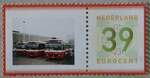 (235'554) - Aus Holland: Briefmarke - 39 Eurocent - mit drei ehemaligen Bieler Volvo/R&J Gelenkbussen in Utrecht am 9.