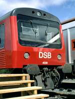 DSB Dieseltriebwagen MR 4029 erbaut von der Firma Uerdingen Nr.83020 Baujahr 1979, bei der IVA in Hamburg im Oktober 1979.