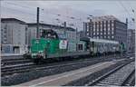 Überraschung in Annemasse: neben all den Léman-Express Triebzügen zeigten sich die beiden SNCF Diesellok BB 66 401 und 429.