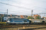 bb-67000-bb-67400/695387/sncf-67599-zieht-ein-getreidezug-durch SNCF 67599 zieht ein Getreidezug durch Gent-Sint-Pieters am 13 September 2004.