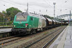 FRET 75103 mit Getreidezug in Mulhouse am ein verregneten 24 September 2009.