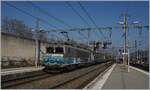 Die SNCF BB 22 313 erreicht mit einem TER Chambéry-Challes-des-Eaux. 

22. März 2022