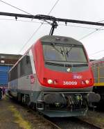 . Die SNCF Astride BB 36009 war am Tag der offenen Tr im BW (Atelier) Kinkempois zu Gast und konnte dort abegelichtet werden. 18.05.2008 (Jeanny) 
