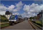 Der SNCF Z 27801 des Regionalverkehrs BreizhGo wartet in Lannion, Endstation der Stichstrecke von Plouaret Trégor, auf einen neuen Einsatz.