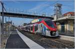 Der SNCF Z 31517 M und ein weiterer als Léman Express von Evian nach Coppet bei der Ankunft in Thonon les Bains.

8. Februar 2020