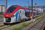 SNCF Triebzug 31501 M, Leman Express, von Alstom steht im Gleisvorfeld beim Bahnhof von Annecy abgestellt. 21.09.2022 (Hans) 