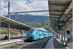 Der SNCF Coradia Polyvalent régional tricourant Z 31539 hat als TER 884562 von Evian-les Bains sein Ziel Bellegarde-sur-Valserine erreicht.