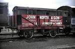 UK GWR Gterwagen ofener historischer Kohlewagen von John North & Son im Eisenbahnmuseum Didcot im August 1991.