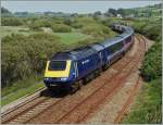 Dieser Firt Great Western HST hat vor wenigen Minuten Penzance verlassen und hat noch gut 300 Meilen bis nach London vor sich.