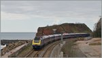 Der Great Western Railway HST 125 auf dem Weg Richtung Westen darf bei Dawlish Warren nur mit 70 mph verkehren.